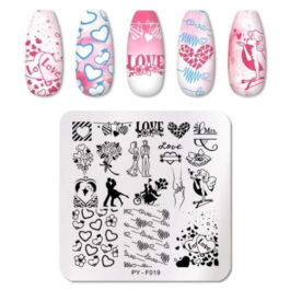 STAMPING PLATE  PY-F019  Valentine’s Day