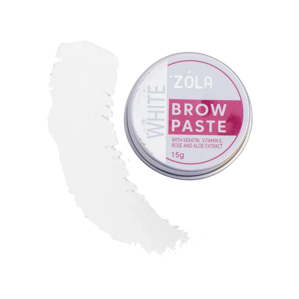 eyebrow paste white