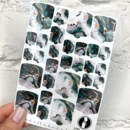 Pedicure Nail Wraps 18 (with foil)