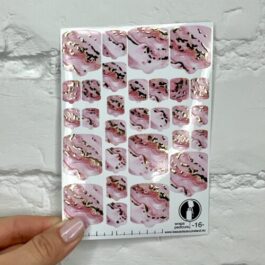 Pedicure Nail Wraps 16 (with foil)