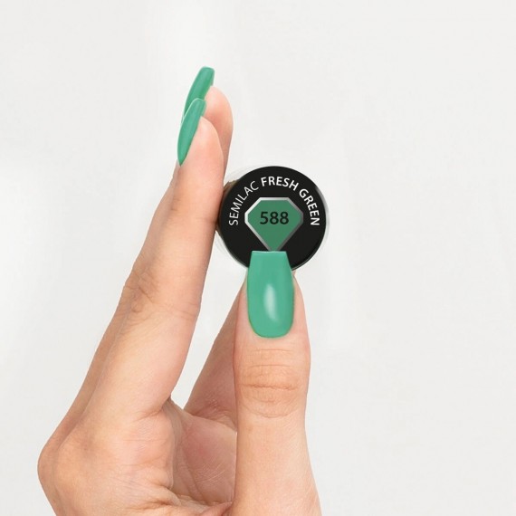 SEMILAC Fresh Green 588 - Image 2